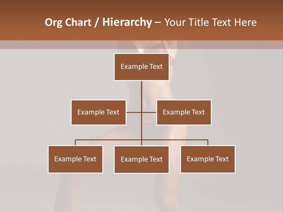 Stripper Flirting Female PowerPoint Template