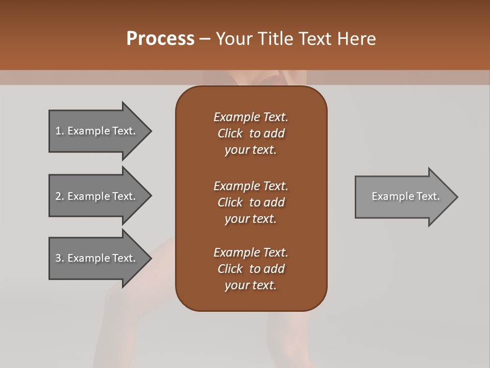 Stripper Flirting Female PowerPoint Template