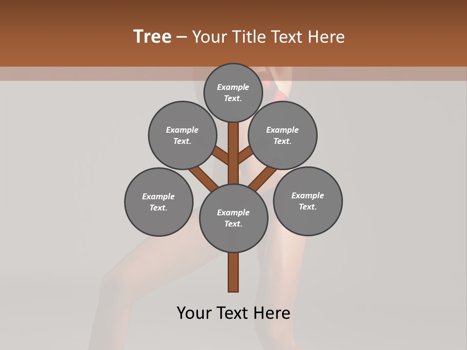 Stripper Flirting Female PowerPoint Template