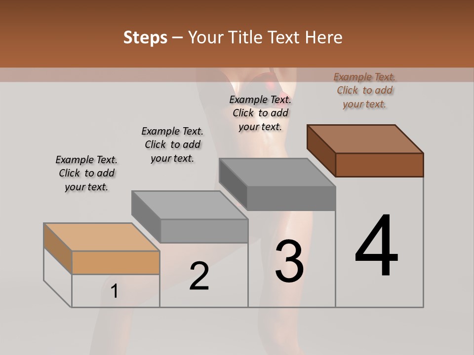 Stripper Flirting Female PowerPoint Template