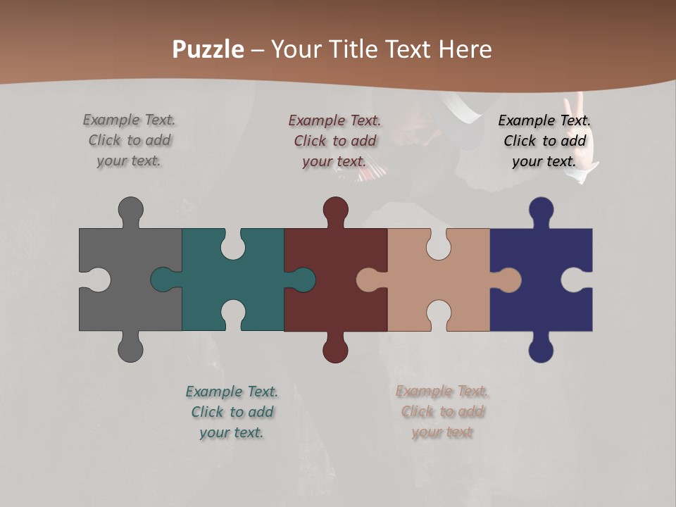 Modern Silhouette Behavior PowerPoint Template