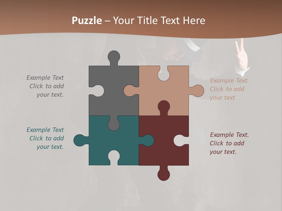 Modern Silhouette Behavior PowerPoint Template