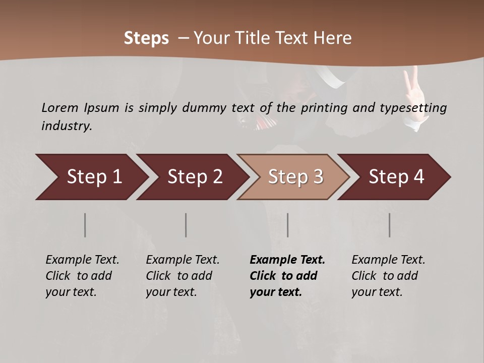 Modern Silhouette Behavior PowerPoint Template