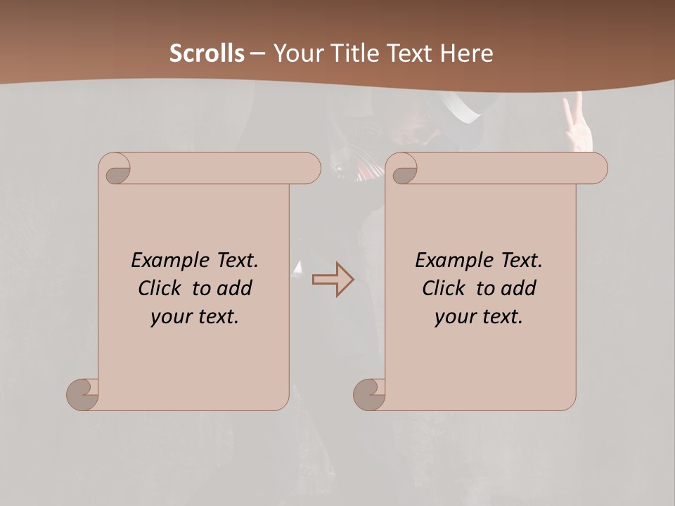 Modern Silhouette Behavior PowerPoint Template