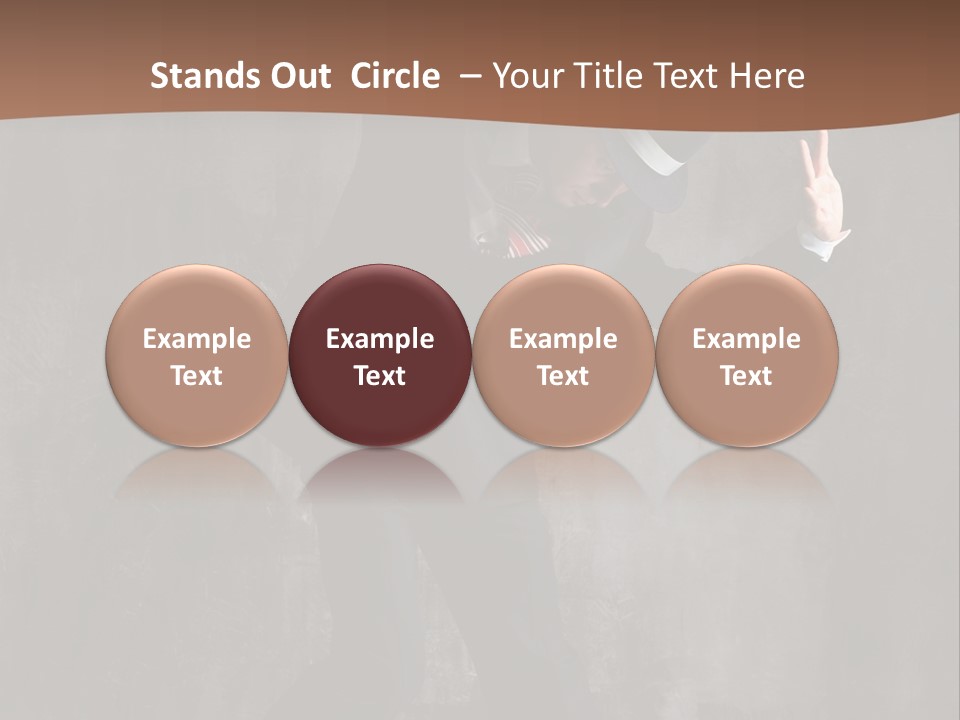 Modern Silhouette Behavior PowerPoint Template