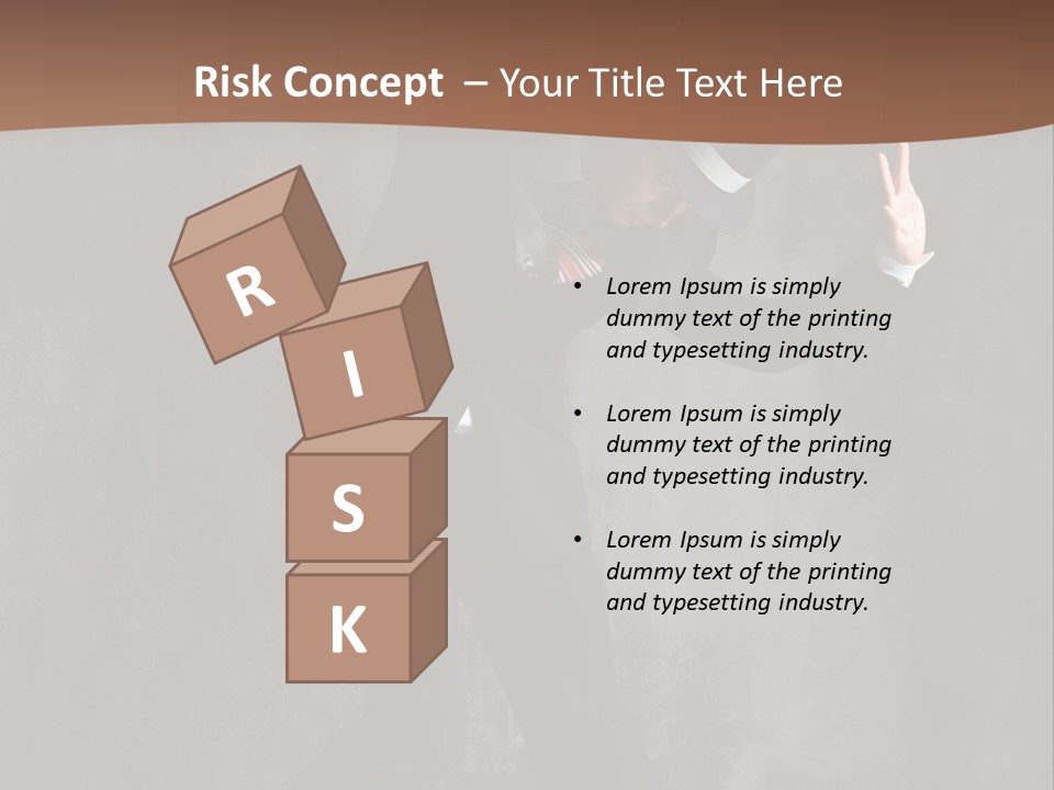 Modern Silhouette Behavior PowerPoint Template