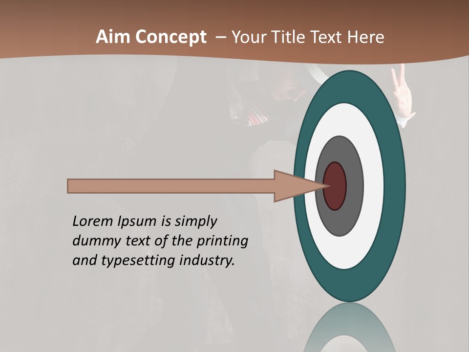 Modern Silhouette Behavior PowerPoint Template