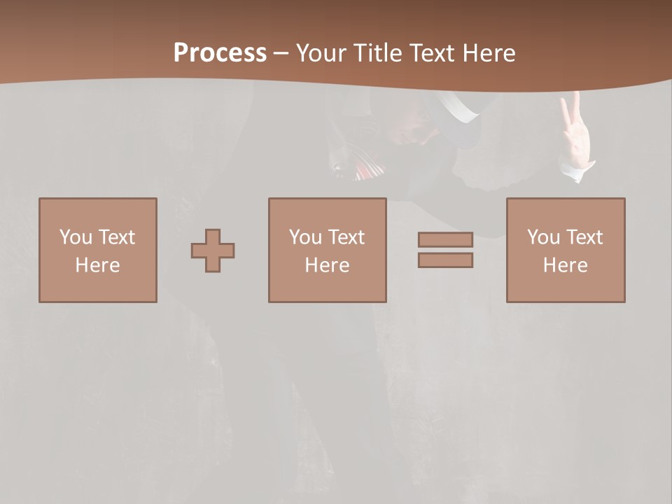 Modern Silhouette Behavior PowerPoint Template