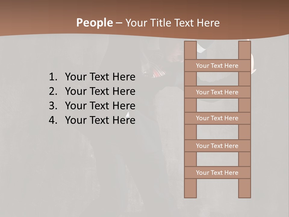 Modern Silhouette Behavior PowerPoint Template