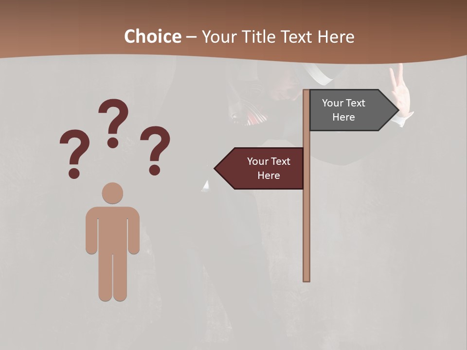 Modern Silhouette Behavior PowerPoint Template