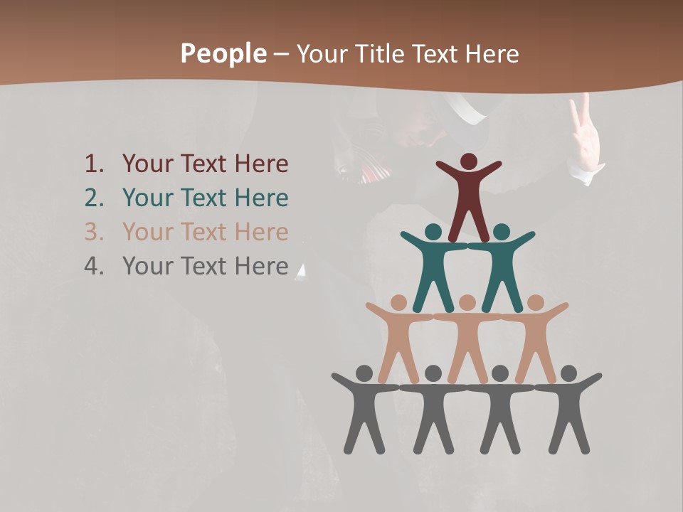 Modern Silhouette Behavior PowerPoint Template