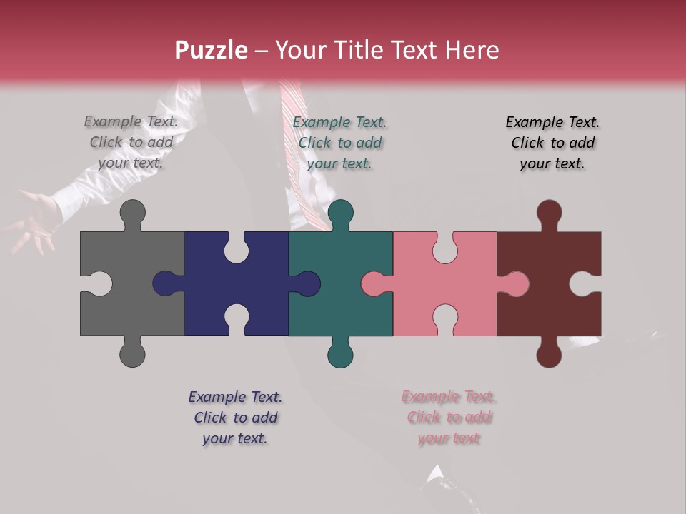 Person Midair Black PowerPoint Template