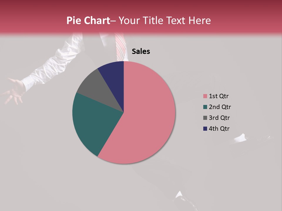 Person Midair Black PowerPoint Template