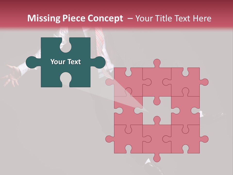 Person Midair Black PowerPoint Template