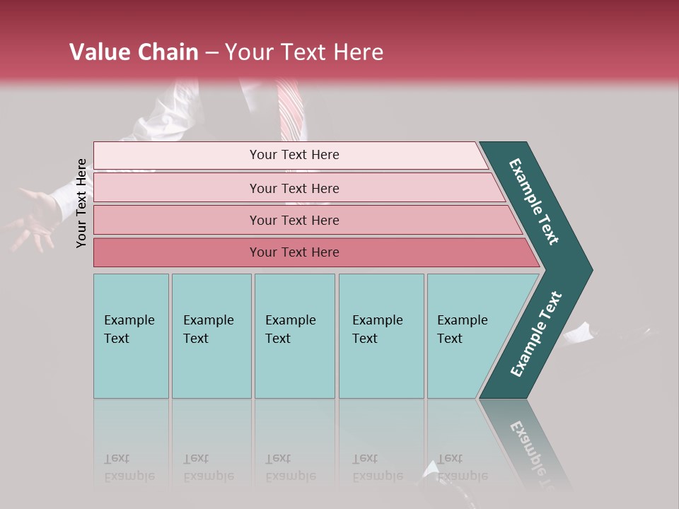 Person Midair Black PowerPoint Template