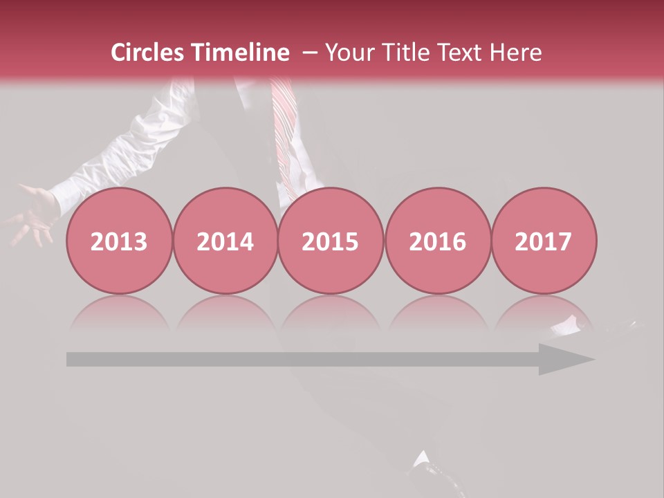 Person Midair Black PowerPoint Template