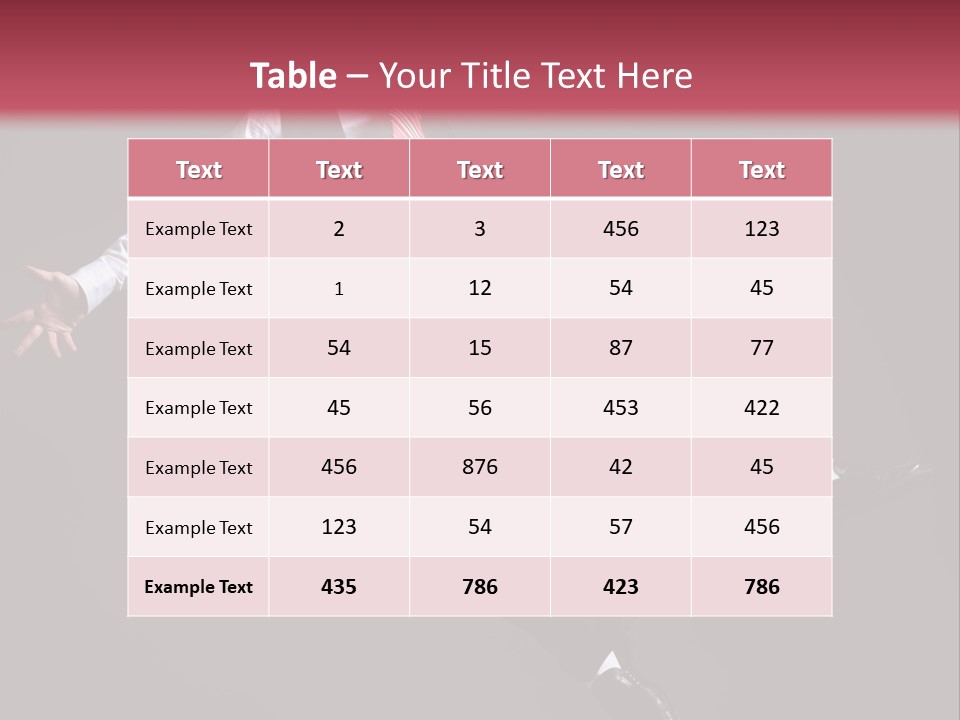 Person Midair Black PowerPoint Template