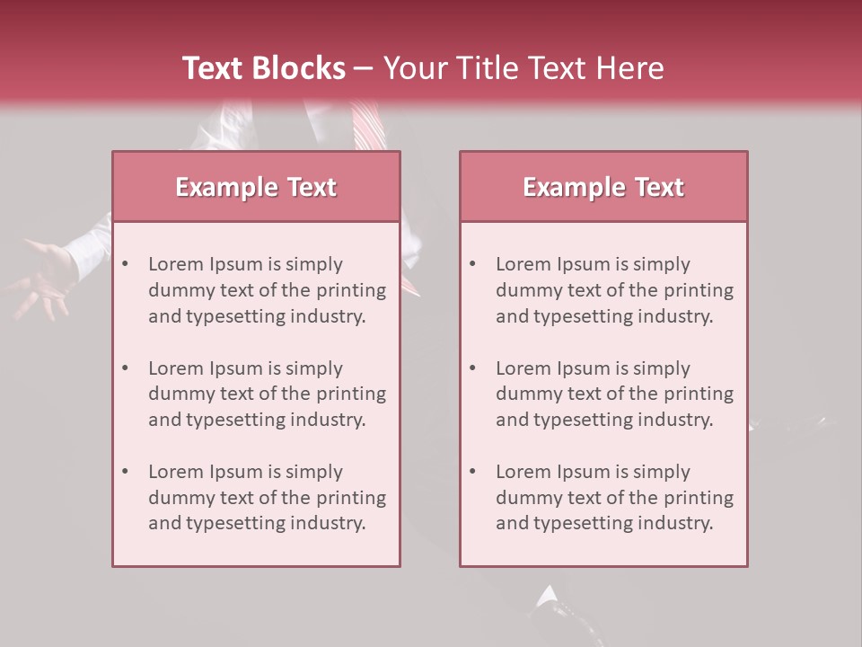 Person Midair Black PowerPoint Template