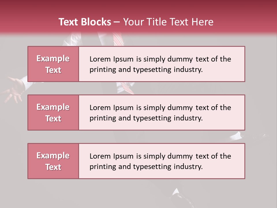 Person Midair Black PowerPoint Template