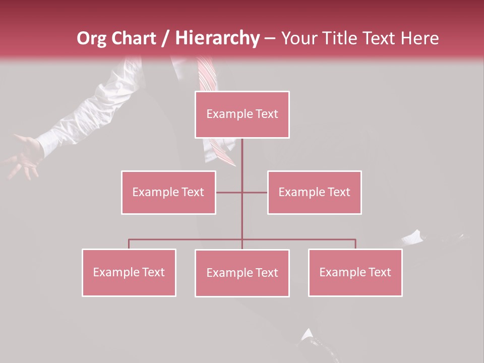 Person Midair Black PowerPoint Template