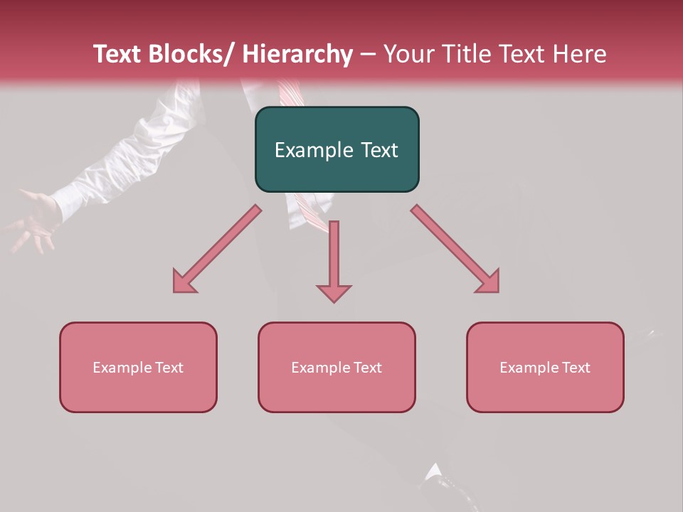 Person Midair Black PowerPoint Template