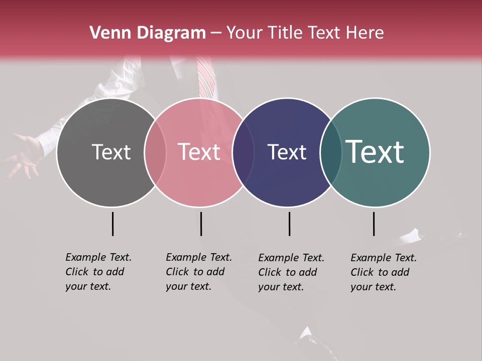 Person Midair Black PowerPoint Template