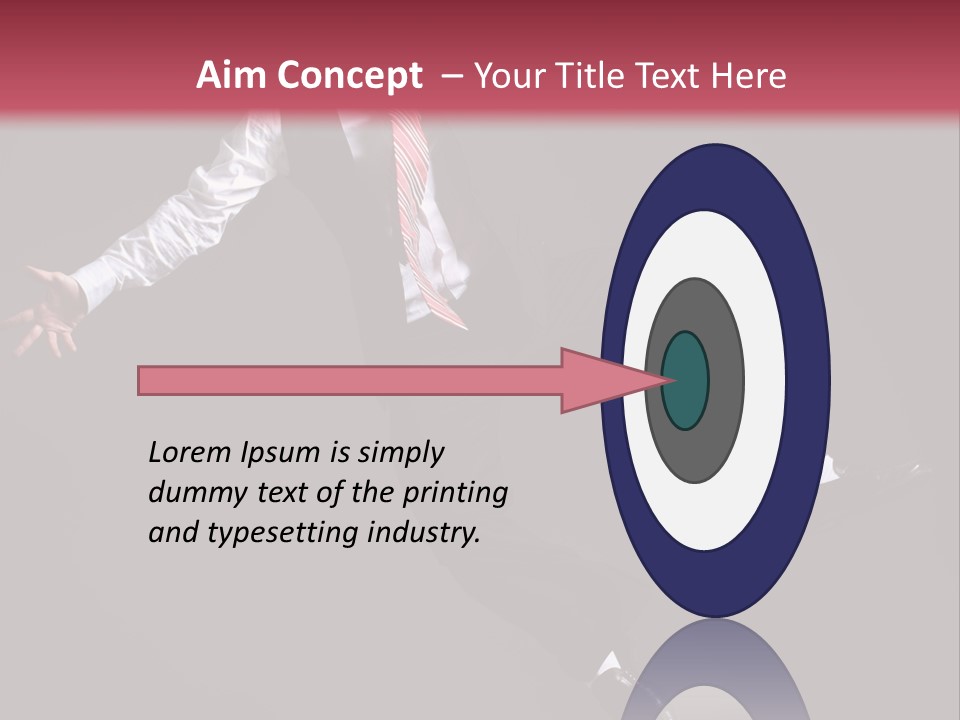 Person Midair Black PowerPoint Template