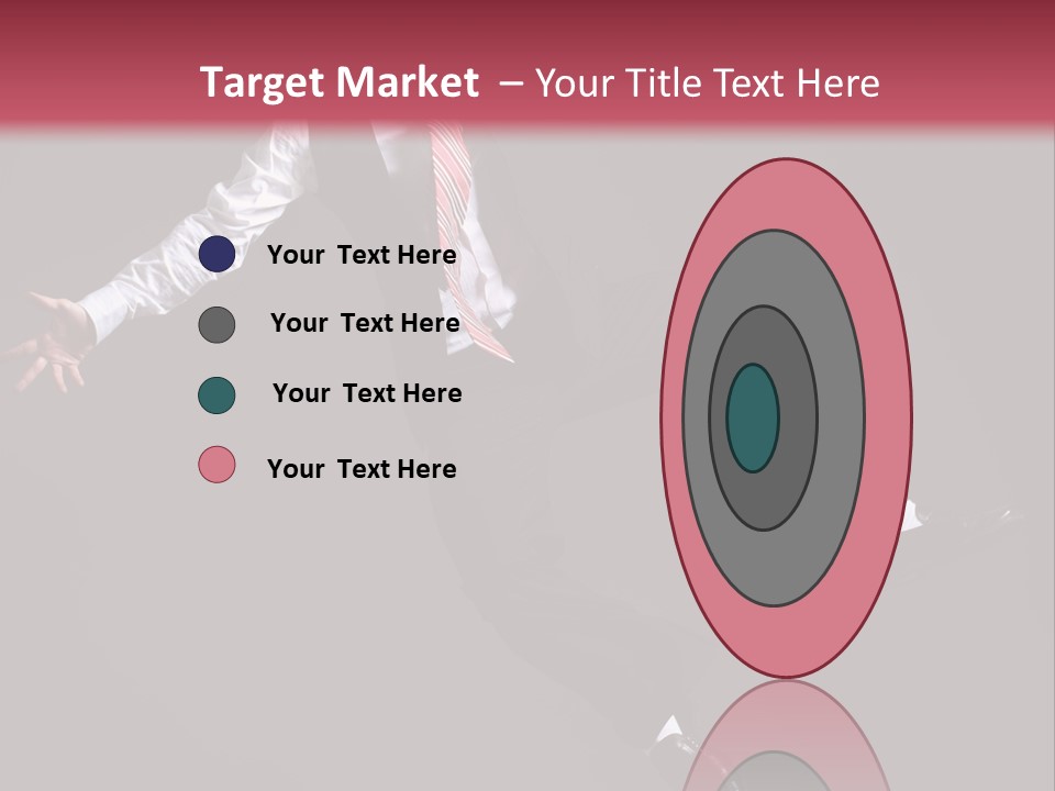 Person Midair Black PowerPoint Template