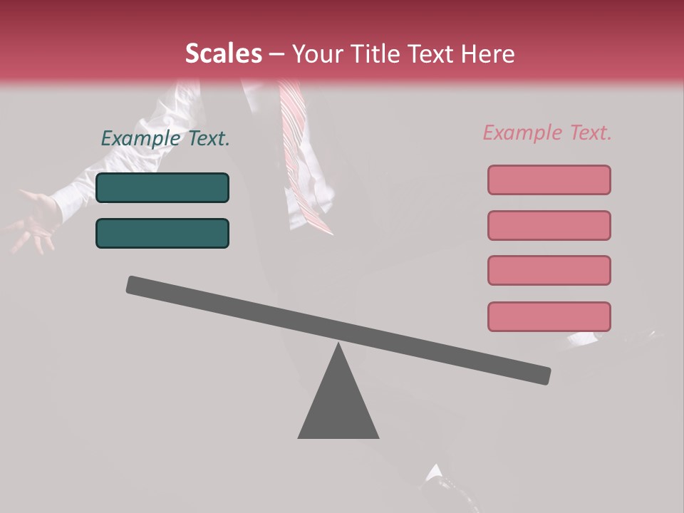 Person Midair Black PowerPoint Template