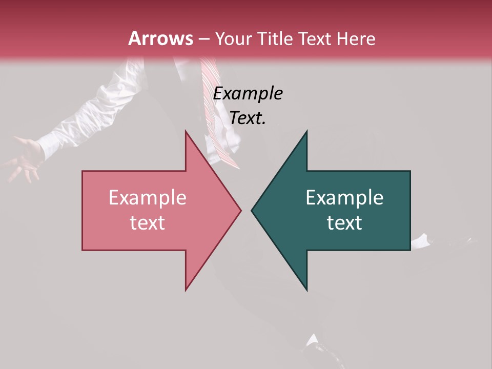 Person Midair Black PowerPoint Template