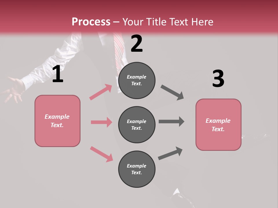 Person Midair Black PowerPoint Template