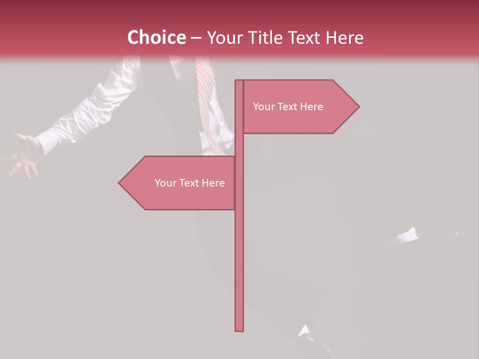 Person Midair Black PowerPoint Template