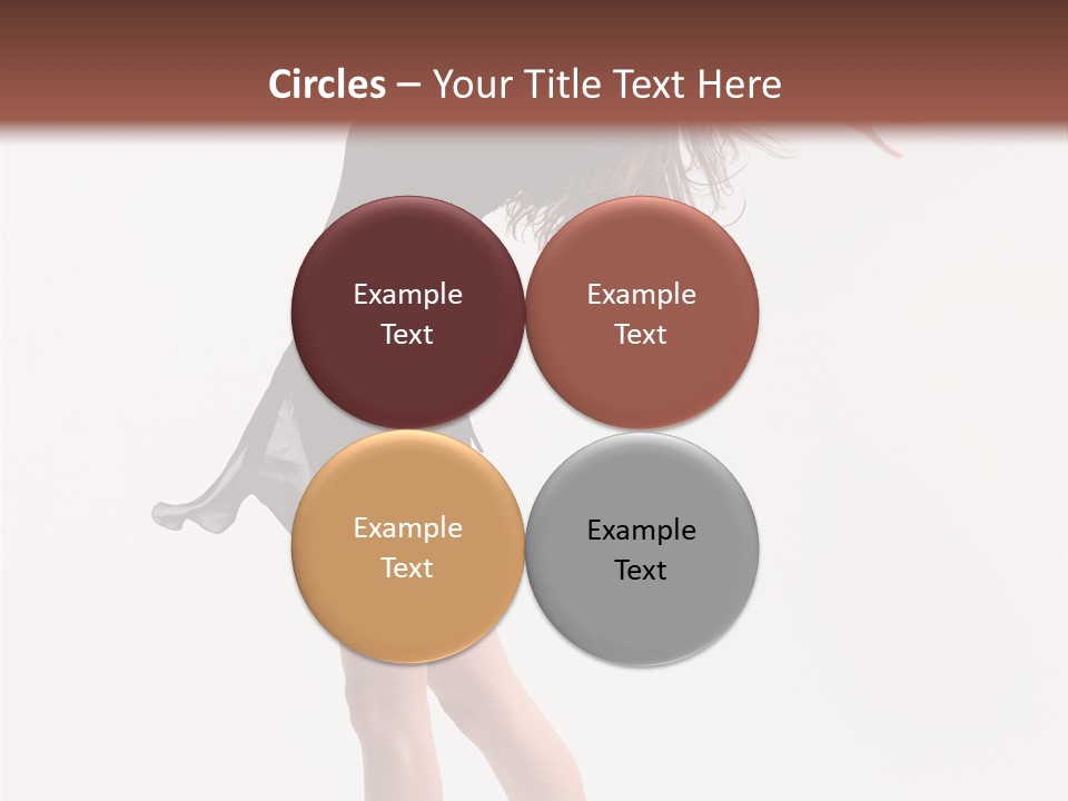 Fitness Girl Posing PowerPoint Template