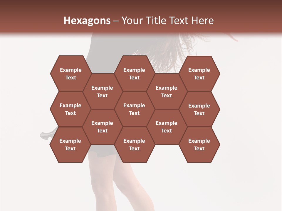 Fitness Girl Posing PowerPoint Template