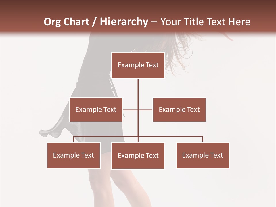 Fitness Girl Posing PowerPoint Template