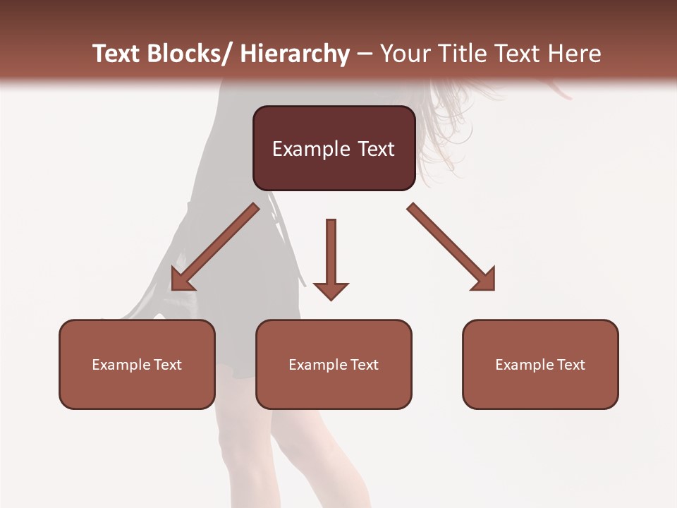 Fitness Girl Posing PowerPoint Template