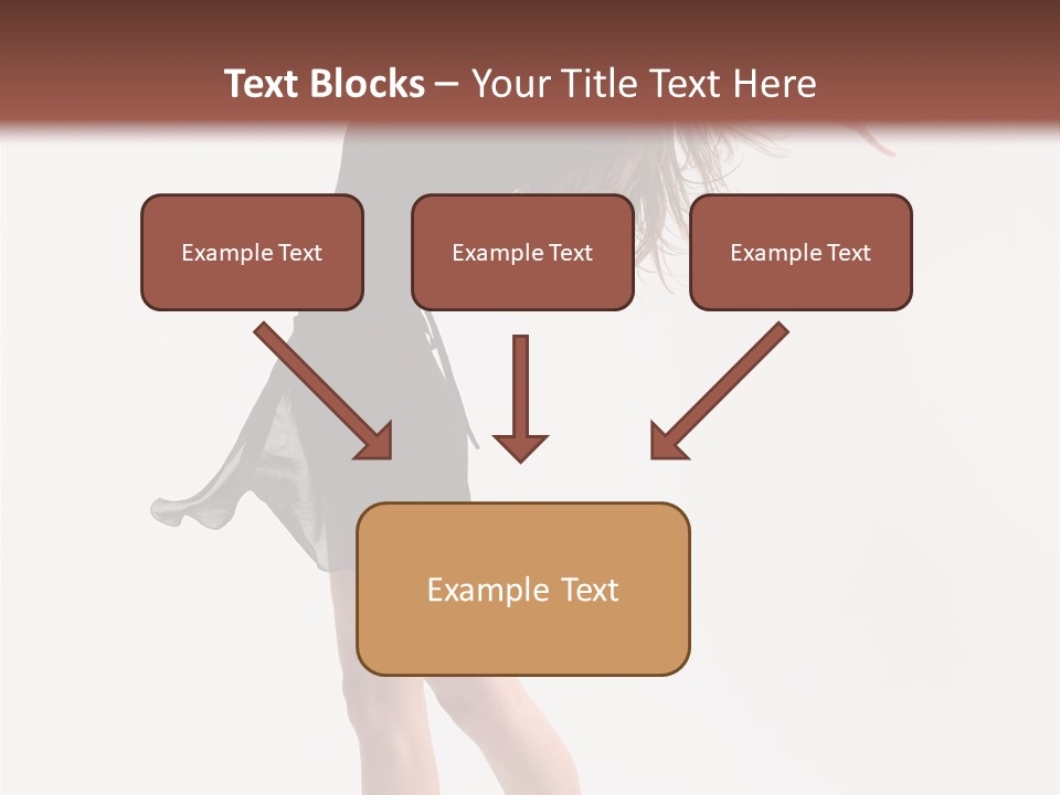 Fitness Girl Posing PowerPoint Template