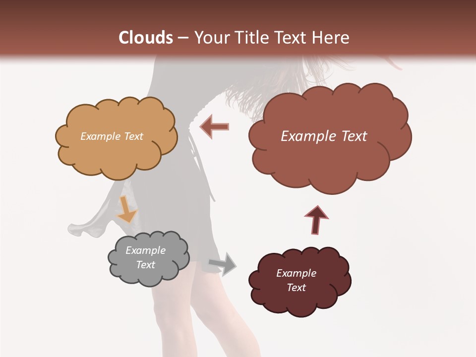 Fitness Girl Posing PowerPoint Template