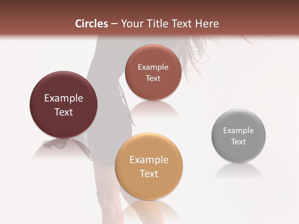 Fitness Girl Posing PowerPoint Template