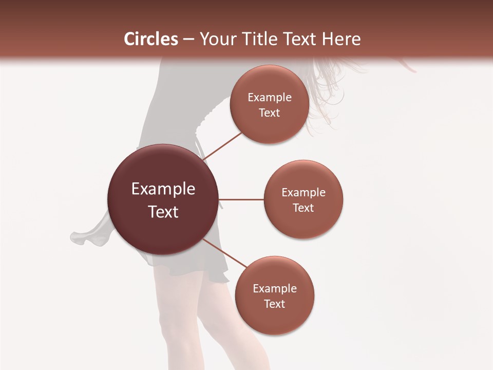 Fitness Girl Posing PowerPoint Template