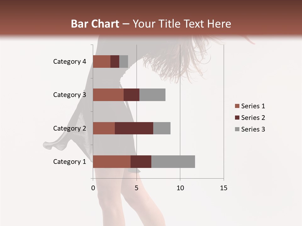 Fitness Girl Posing PowerPoint Template