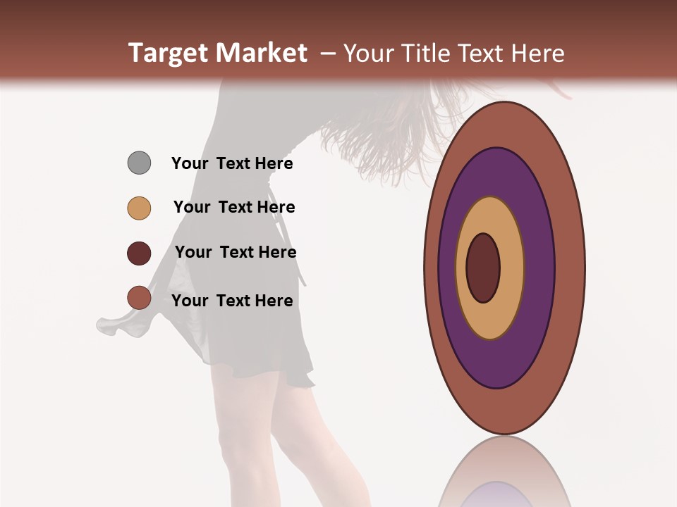 Fitness Girl Posing PowerPoint Template