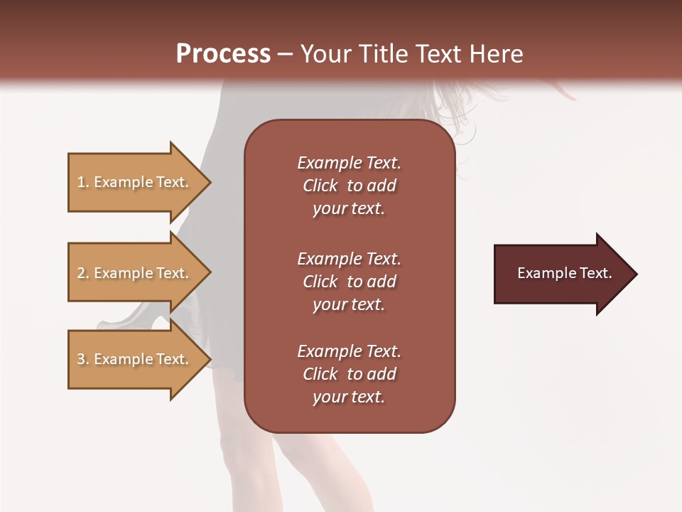 Fitness Girl Posing PowerPoint Template