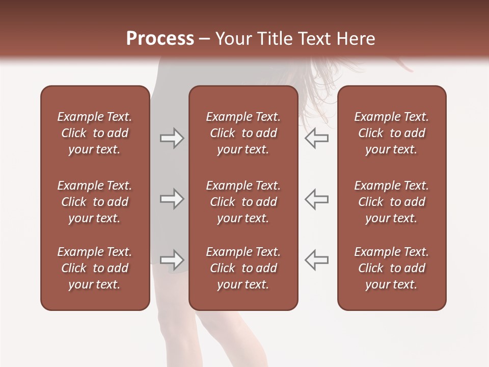 Fitness Girl Posing PowerPoint Template