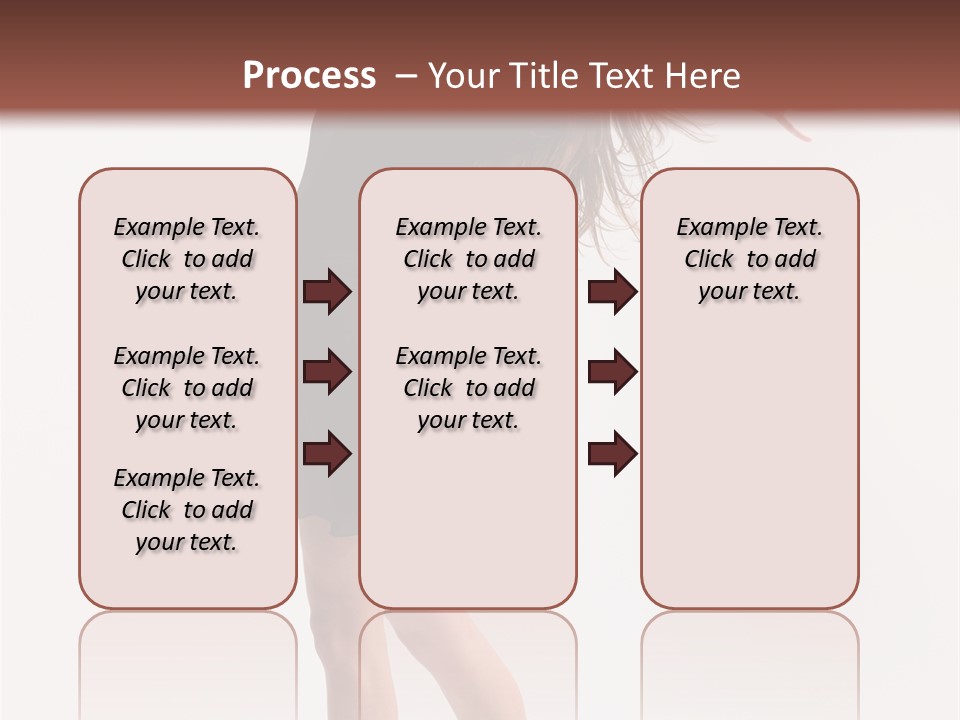 Fitness Girl Posing PowerPoint Template