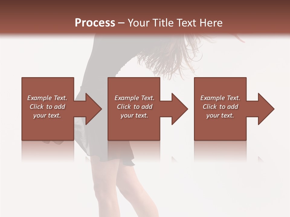 Fitness Girl Posing PowerPoint Template