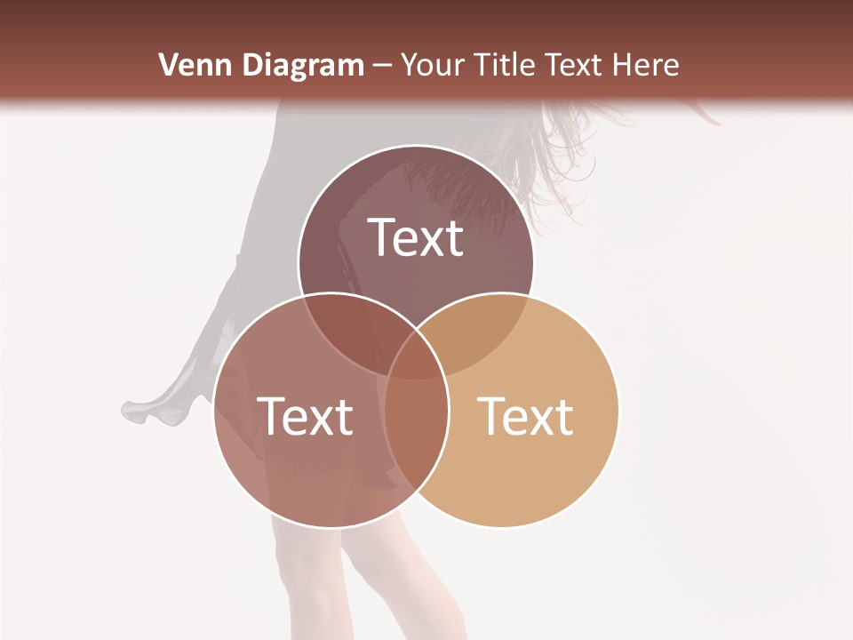 Fitness Girl Posing PowerPoint Template