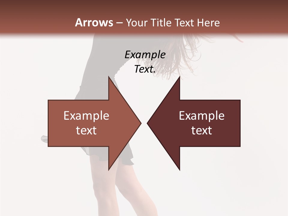 Fitness Girl Posing PowerPoint Template