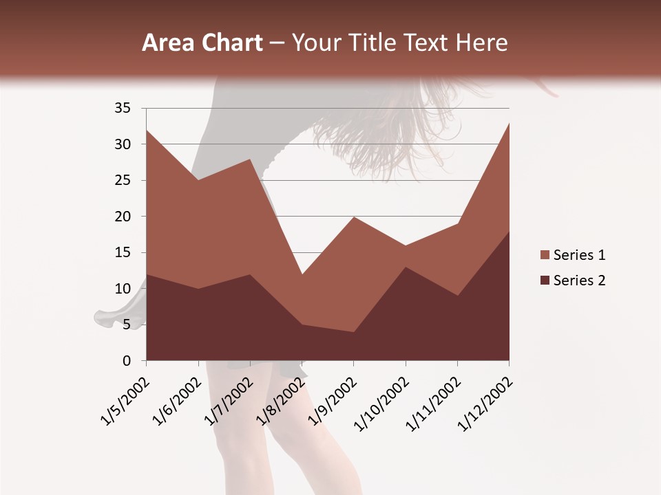 Fitness Girl Posing PowerPoint Template
