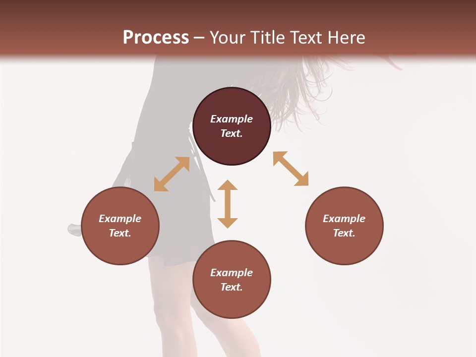 Fitness Girl Posing PowerPoint Template